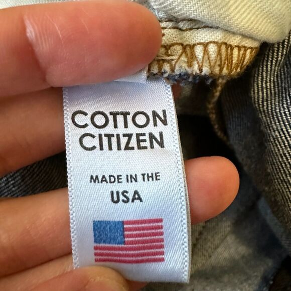 COTTON CITIZEN Mini Zip Skirt Two-Tone in Mercer/Melrose - Picture 10 of 12